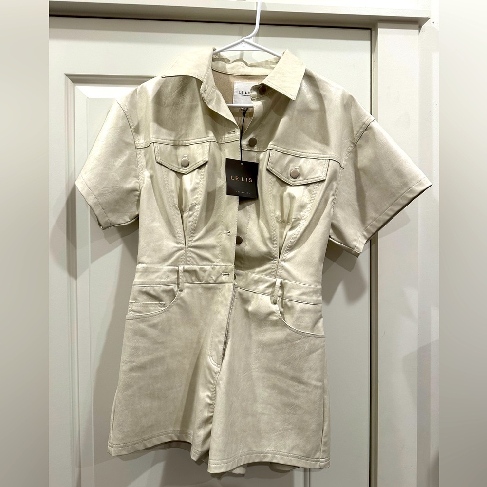 Leather Romper